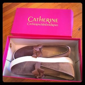 Velvet pink Catherine Malandrino shoes